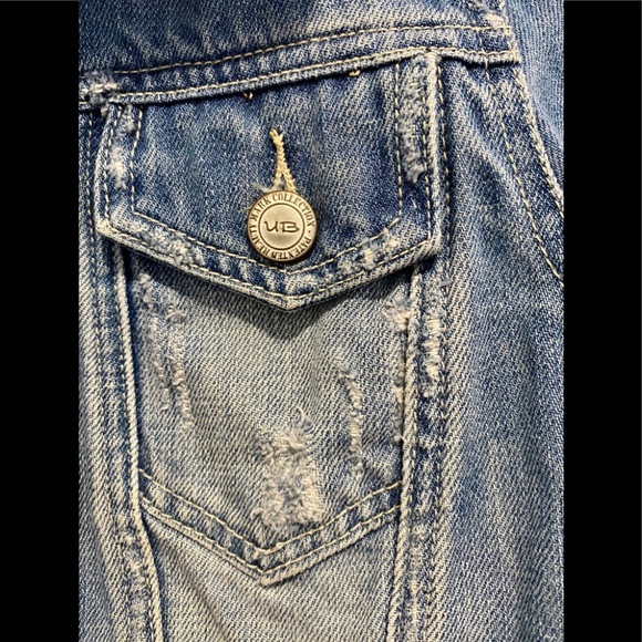 Blue jean jacket by UB Jeans crop size small - Picture 3 of 8